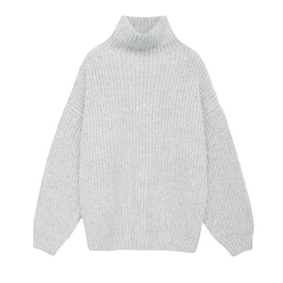 Mint Condition Anine Bing Sydney Sweater, Grey, Large $420 - Picture 3 of 8